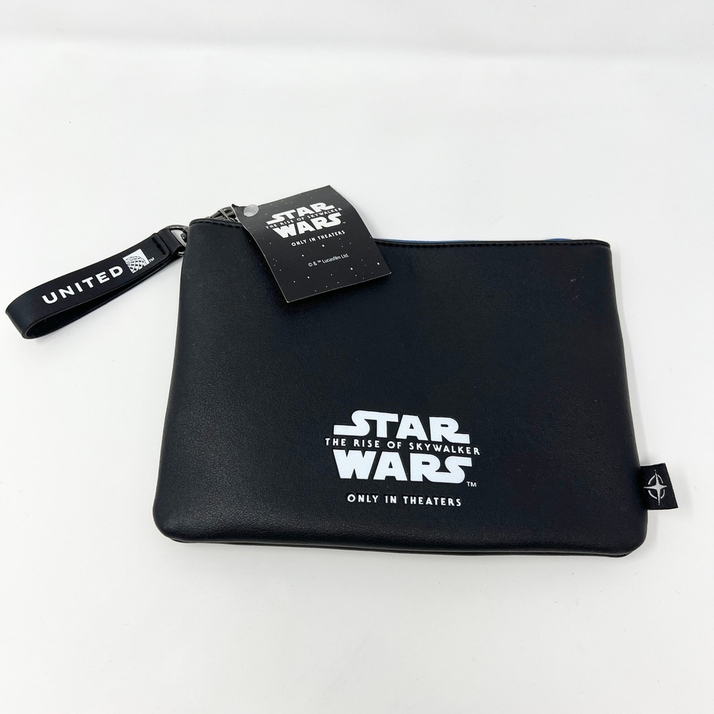 Star Wars The Rise Of Skywalker United Airlines Toiletry Bag Travel Case NEW